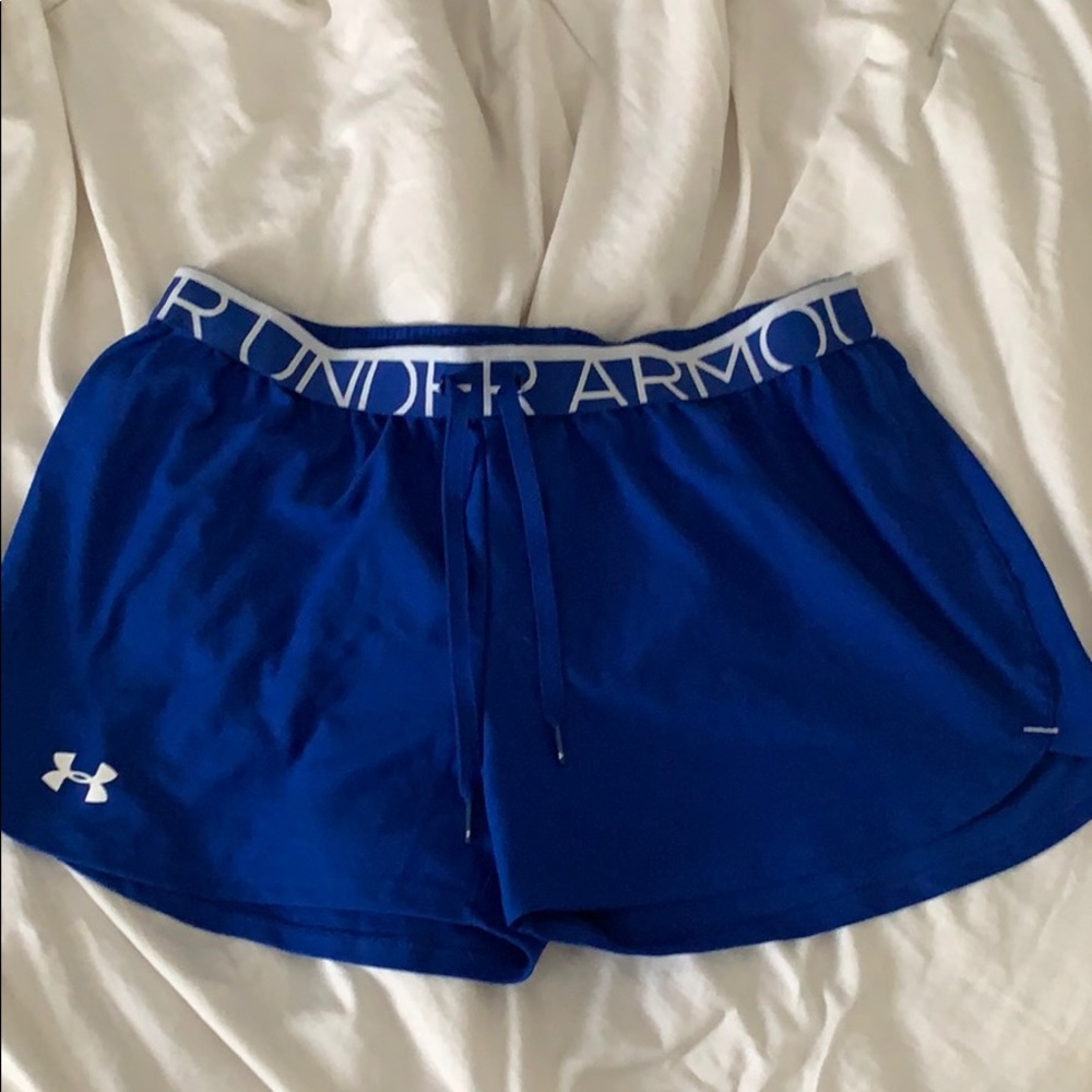 Blue Under Armour Athletic Shorts